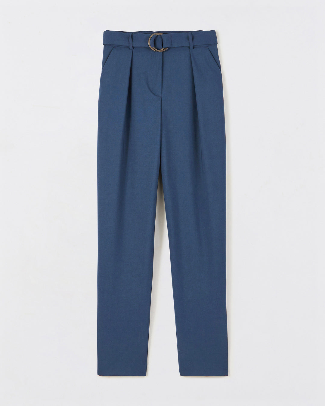 Slim fit trousers blue for women, tailored suit for women, elegant trouser, linen pantsuit
