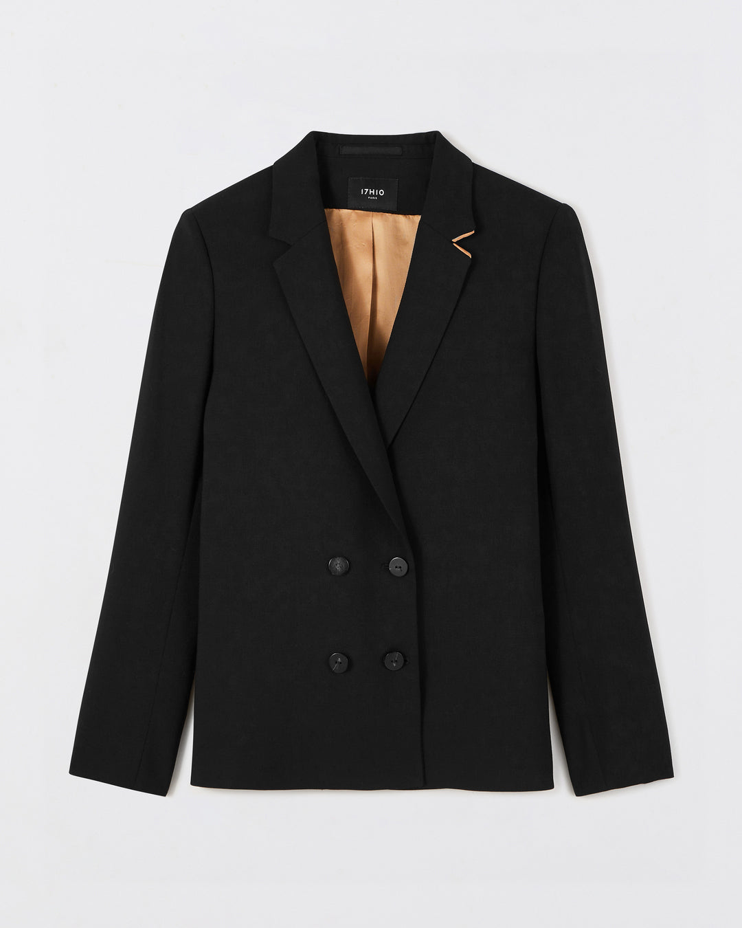 tailored doble breasted , business suit for women , french brand 