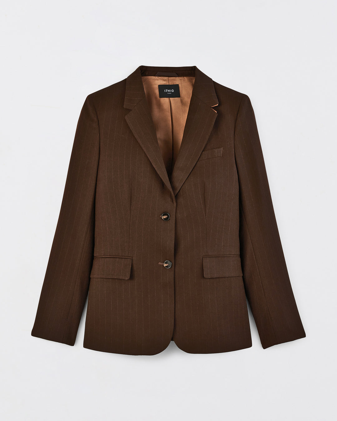 tailleur-marron-raye-femme-elegante-veste-blazer-pantalon-large